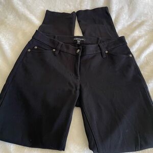 Eileen Fisher Skinny Ankle Stretch Black Pants Womens 4
